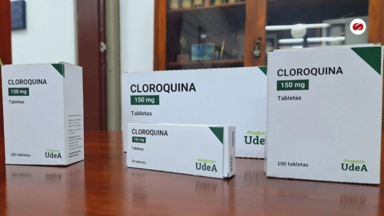 UdeA produce primer lote industrial de cloroquina