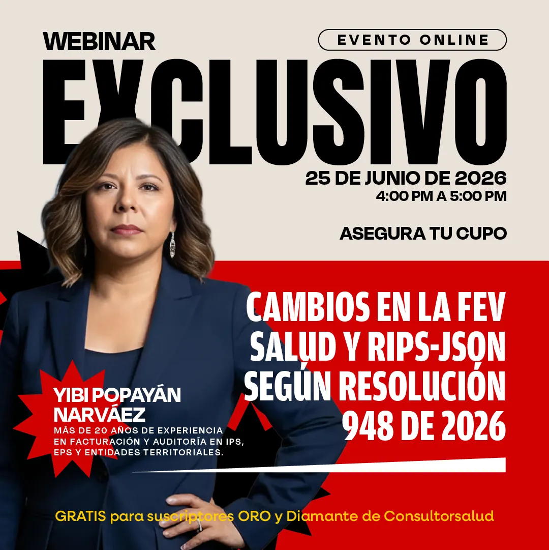 Webinar exclusivo: Cambios en la FEV Salud y RIPS-JSON según Resolución 948 de 2026