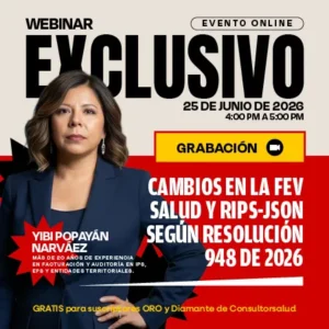 Grabación: Cambios en la FEV Salud y RIPS-JSON según Resolución 948 de 2026