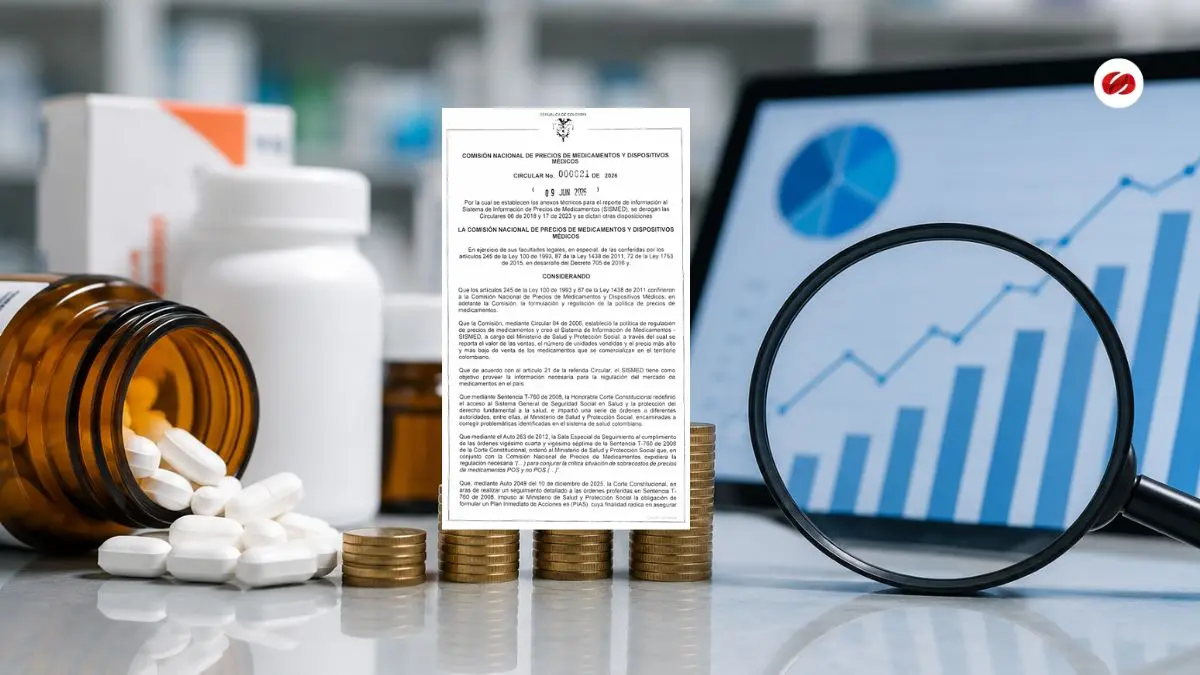 Circular 021 actualiza el SISMED qué cambia en el reporte de precios de medicamentos