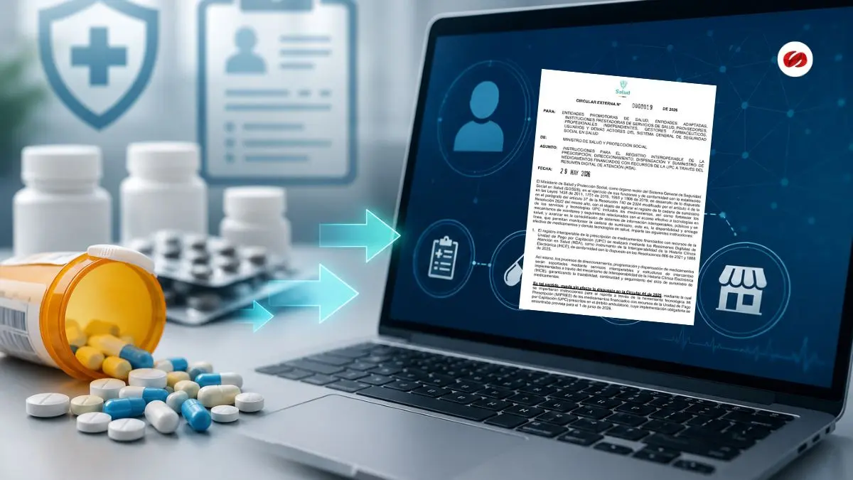 Medicamentos UPC Circular 19 de 2026 deja sin efecto reporte por MIPRES y activa ruta por RDA