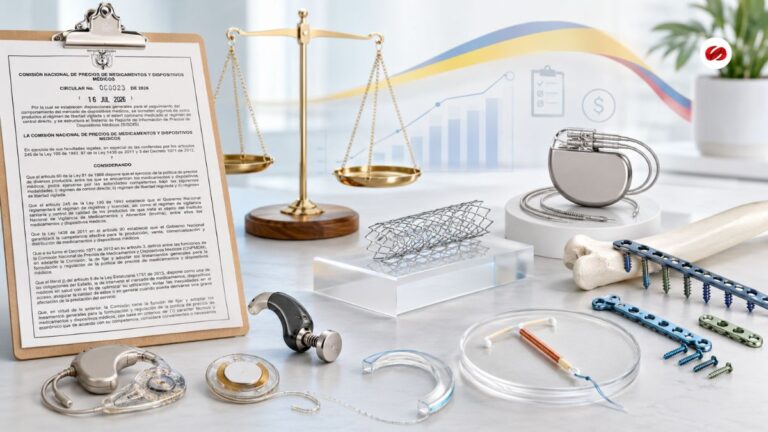 Comisión expide la Circular 23 de 2026, amplía la vigilancia de precios de dispositivos médicos y fija precio máximo para el estent coronario medicado