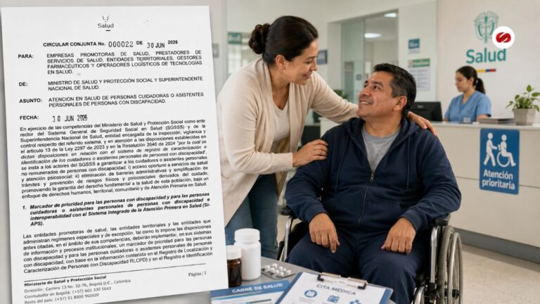 Cuidadores de personas con discapacidad deberán tener atención prioritaria y sin barreras en salud
