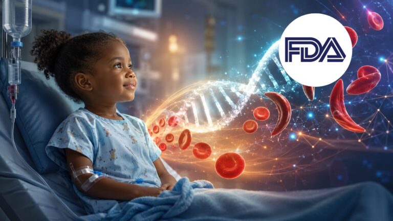 FDA aprueba Casgevy, primera terapia génica para niños desde los 2 años con enfermedad de células falciformes