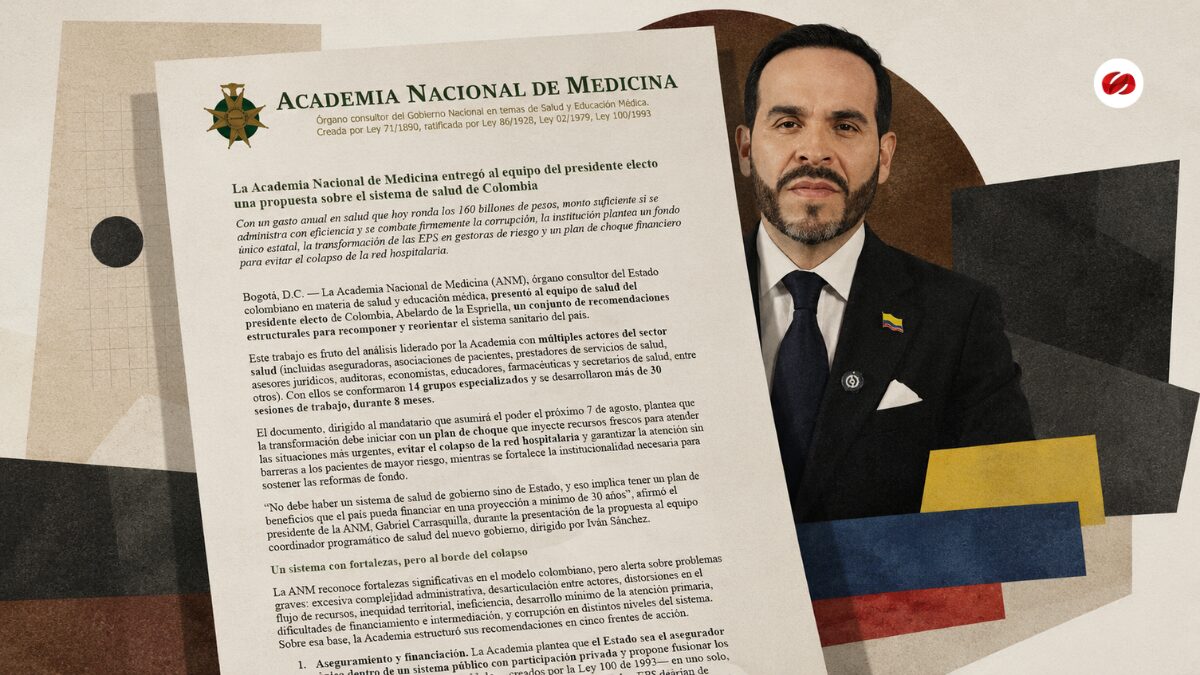 Fondo único estatal y EPS sin manejo financiero la propuesta de la ANM al nuevo gobierno