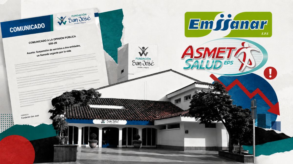 Fundación San José de Buga suspenderá servicios a afiliados de Emssanar y Asmet Salud desde el 1 de agosto