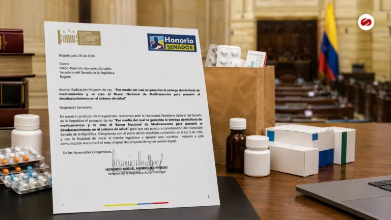 Medicamentos a domicilio y Banco Nacional contra el desabastecimiento claves del proyecto de ley radicado en el Senado