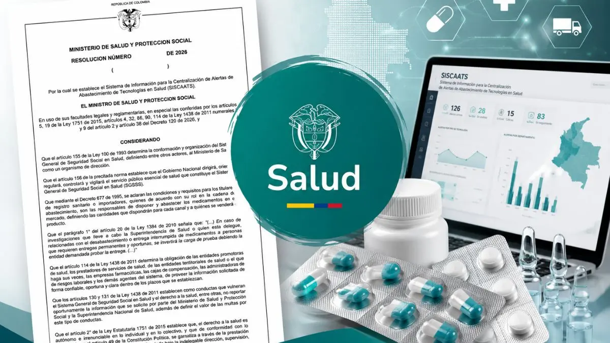 Minsalud publica segunda consulta del proyecto para centralizar alertas de desabastecimiento - SISCAATS