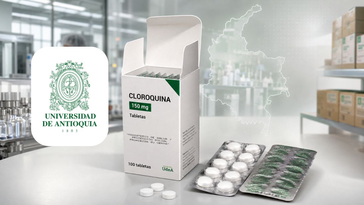 Universidad de Antioquia entrega el primer lote de cloroquina producido en Colombia