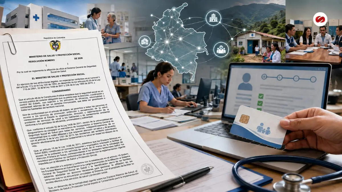 Afiliación de oficio en salud tendría nuevas reglas proyecto fija plazos y obligaciones para IPS, EPS y territorios