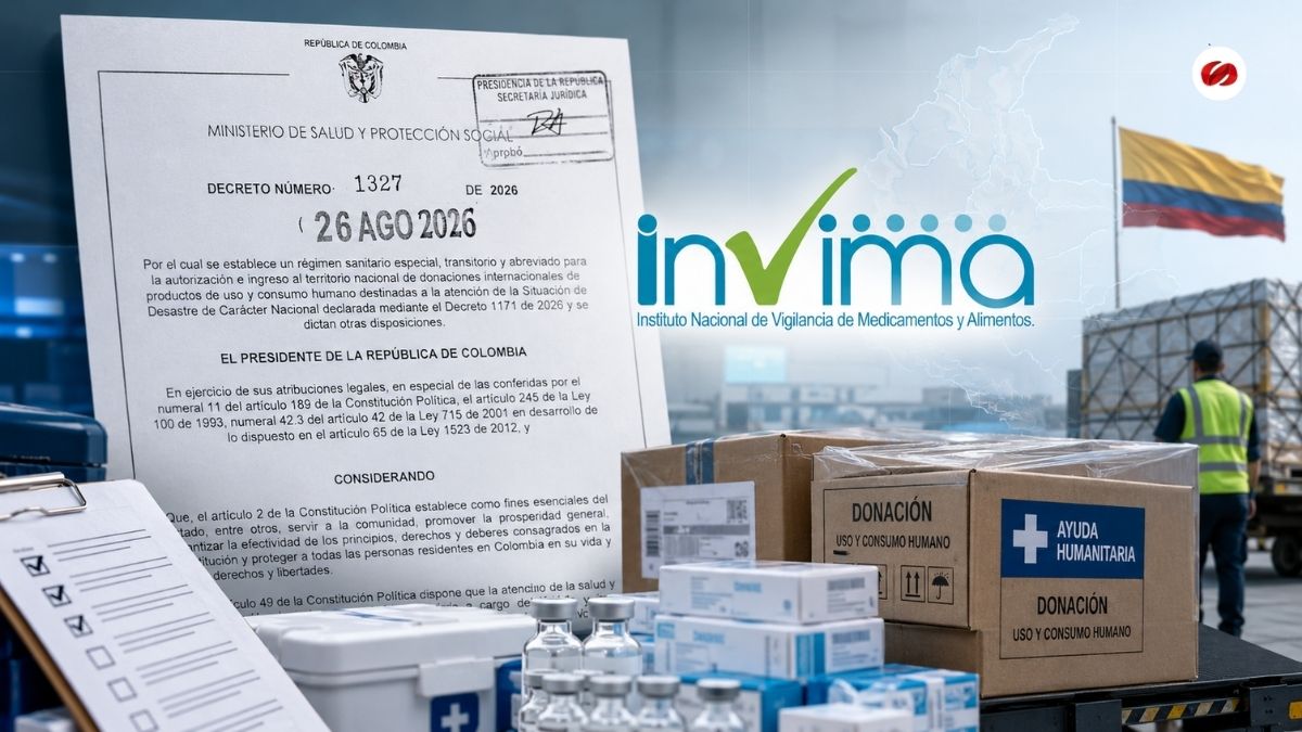 Colombia activa régimen sanitario especial para acelerar donaciones internacionales tras el sismo