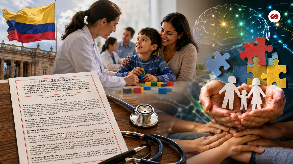 Colombia cambia la atención del Trastorno del Espectro Autista: nueva ley ordena ruta médica y Certificado Único