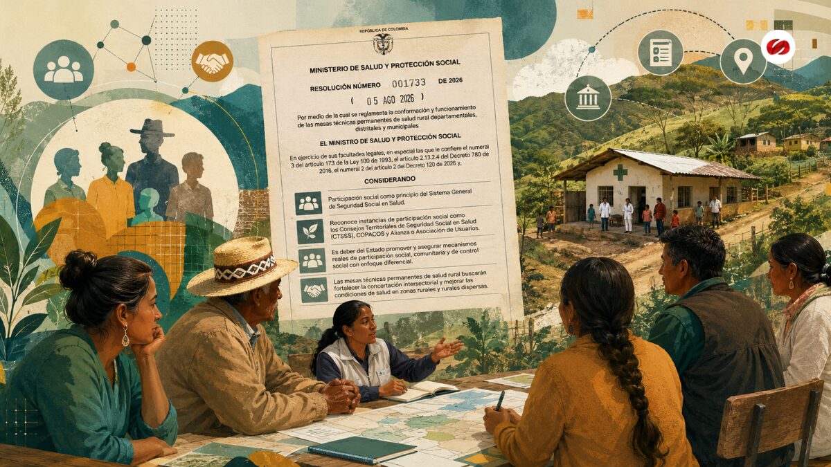 Gobernaciones y alcaldías deberán actuar en 90 días así funcionarán las nuevas mesas de salud rural - Resolución 1733 de 2026