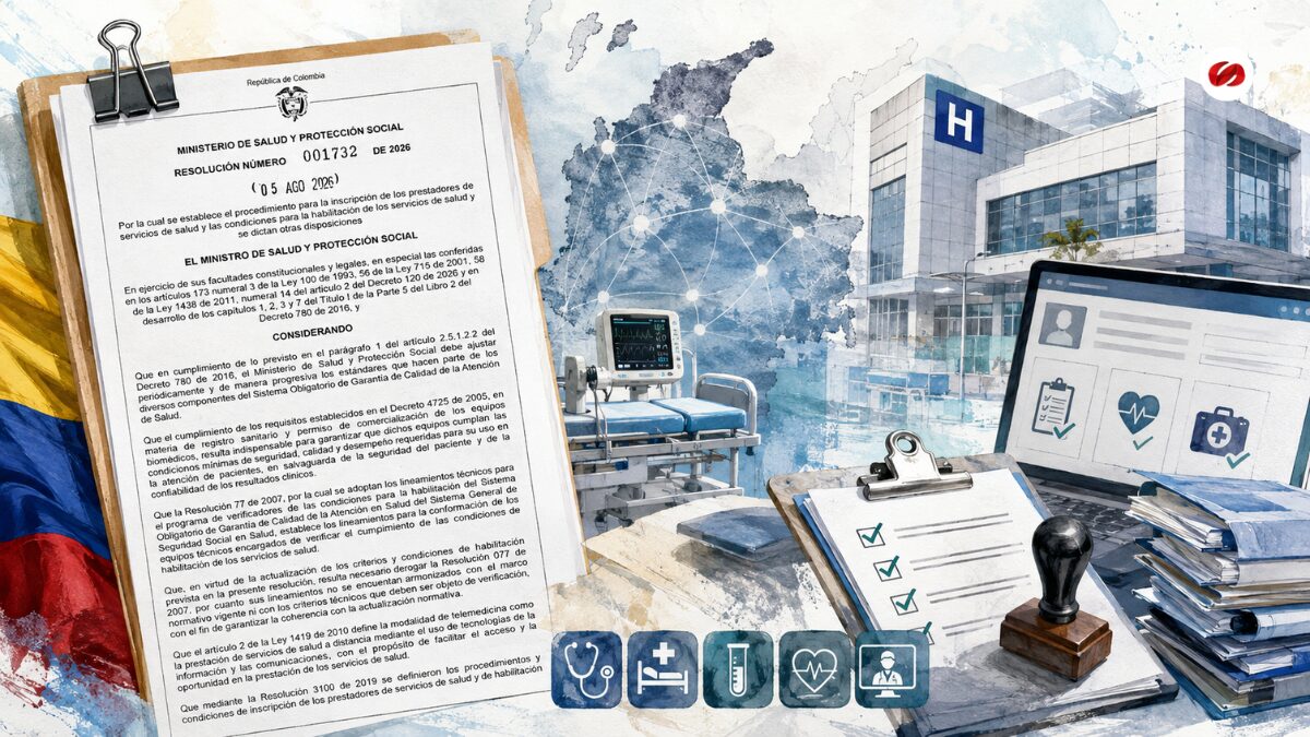 Habilitación de servicios de salud cambia en Colombia qué deberán ajustar las IPS con la Resolución 1732 de 2026