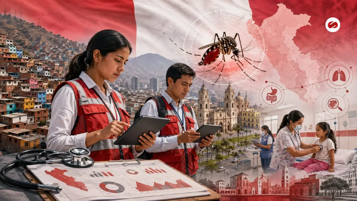 Perú Lima Centro registra 1.169 casos autóctonos de dengue y aumento de IRA y EDA en 2026