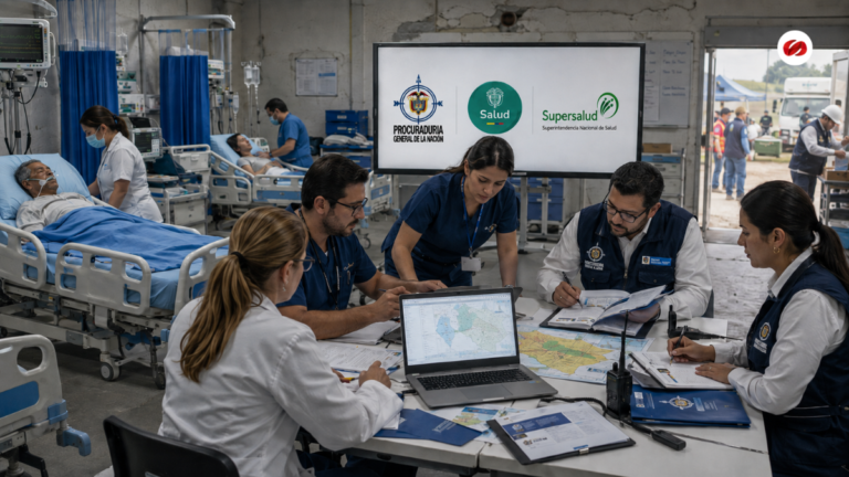Procuraduría, MinSalud y Supersalud acuerdan mesa permanente con EPS para garantizar atención tras el terremoto