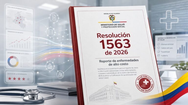 Resolución 1563 de 2026 establece nuevas reglas para reportar enfermedades de alto costo