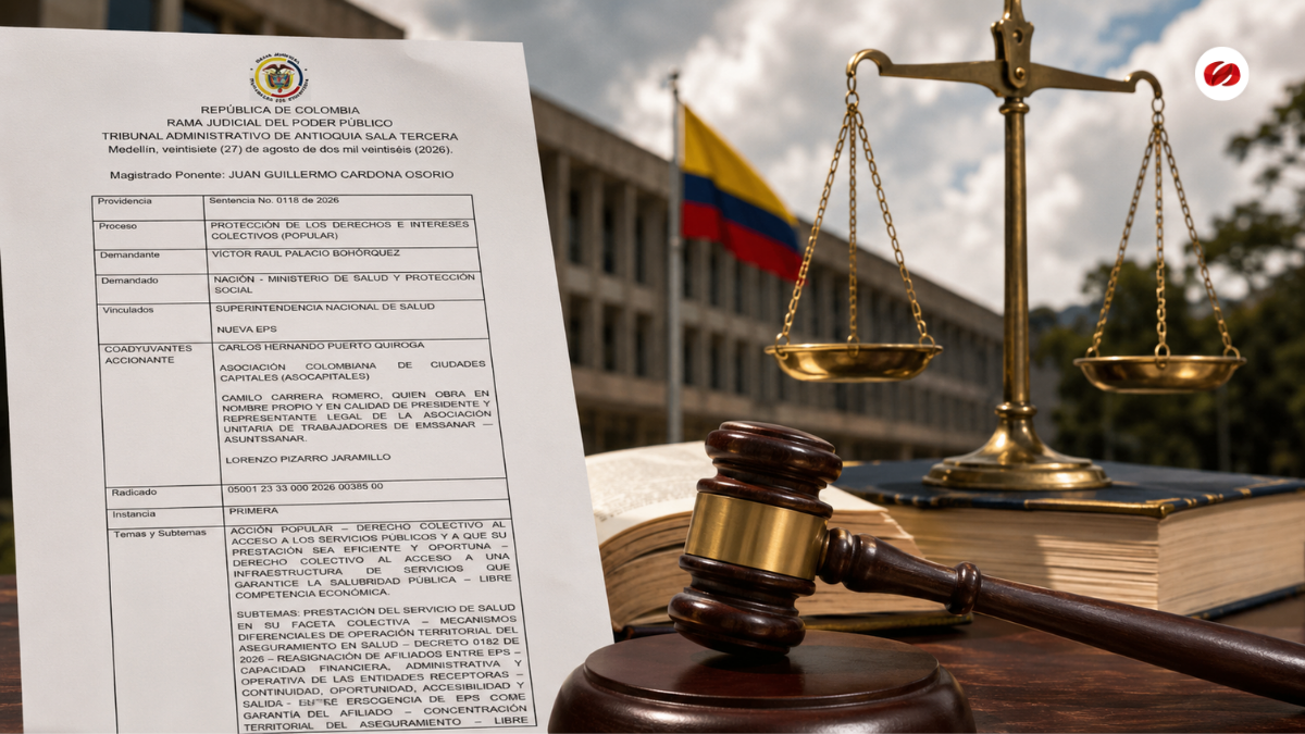 Tribunal de Antioquia ratifica suspensión del Decreto 0182 fallo ampara derechos colectivos en salud