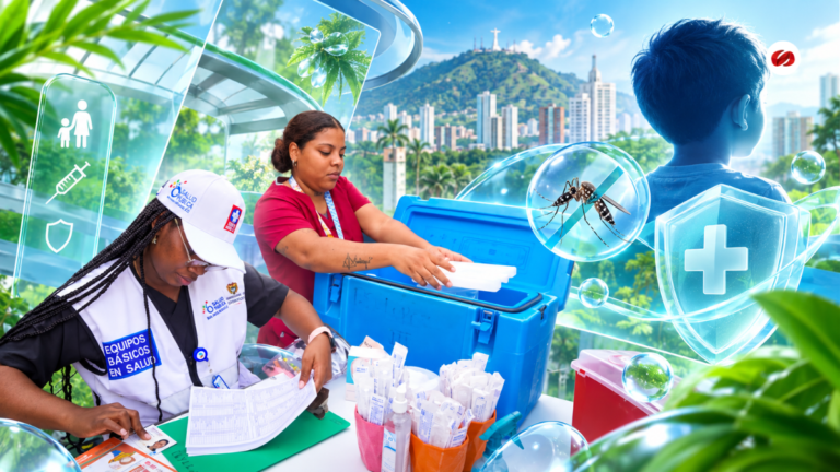 Cali inicia vacunación gratuita contra el dengue para niños de 9 años con 6.000 dosis