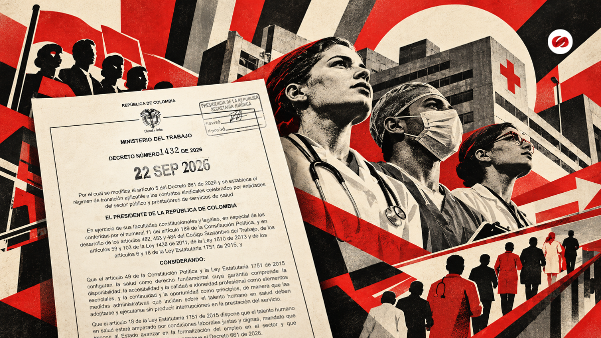 Contratos sindicales en salud Decreto 1432 fija transición hasta 2028