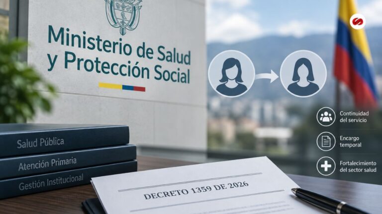 Diana Julieta Díaz asume como encargada del Viceministerio de Salud Pública y Atención Primaria -Decreto 1359 de 2026
