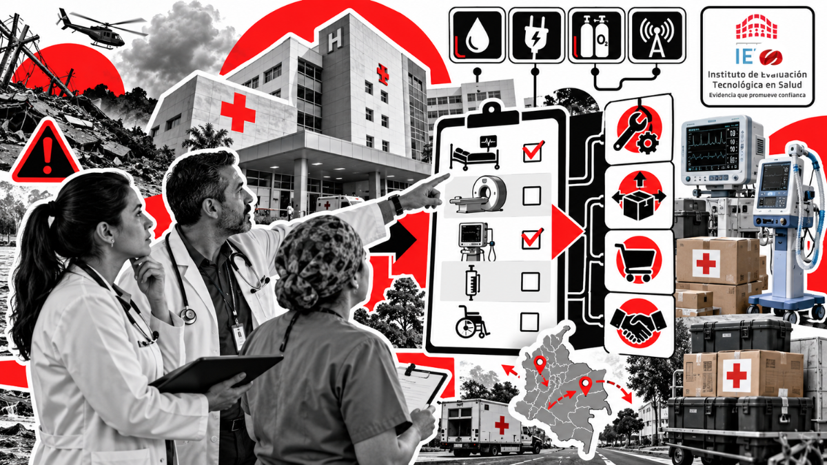 IETS propone ruta para priorizar servicios y tecnologías en hospitales durante emergencias