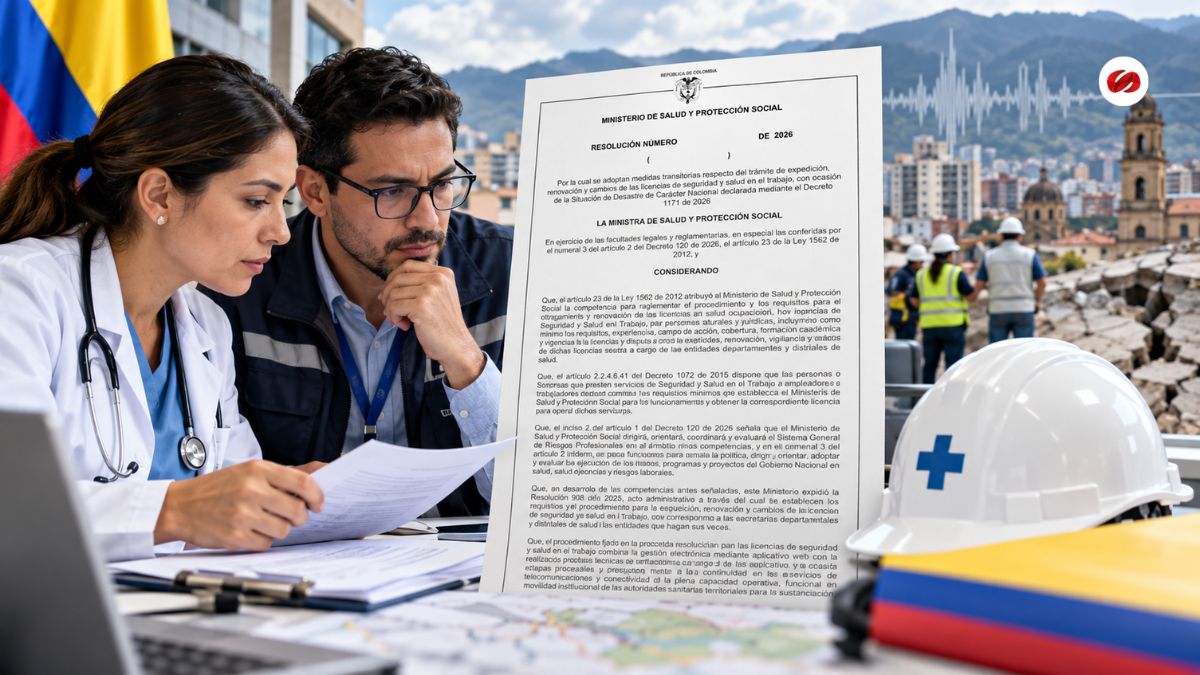 Licencias de seguridad y salud en el trabajo tendrían medidas transitorias en siete territorios afectados por el sismo - Proyecto de Resolución