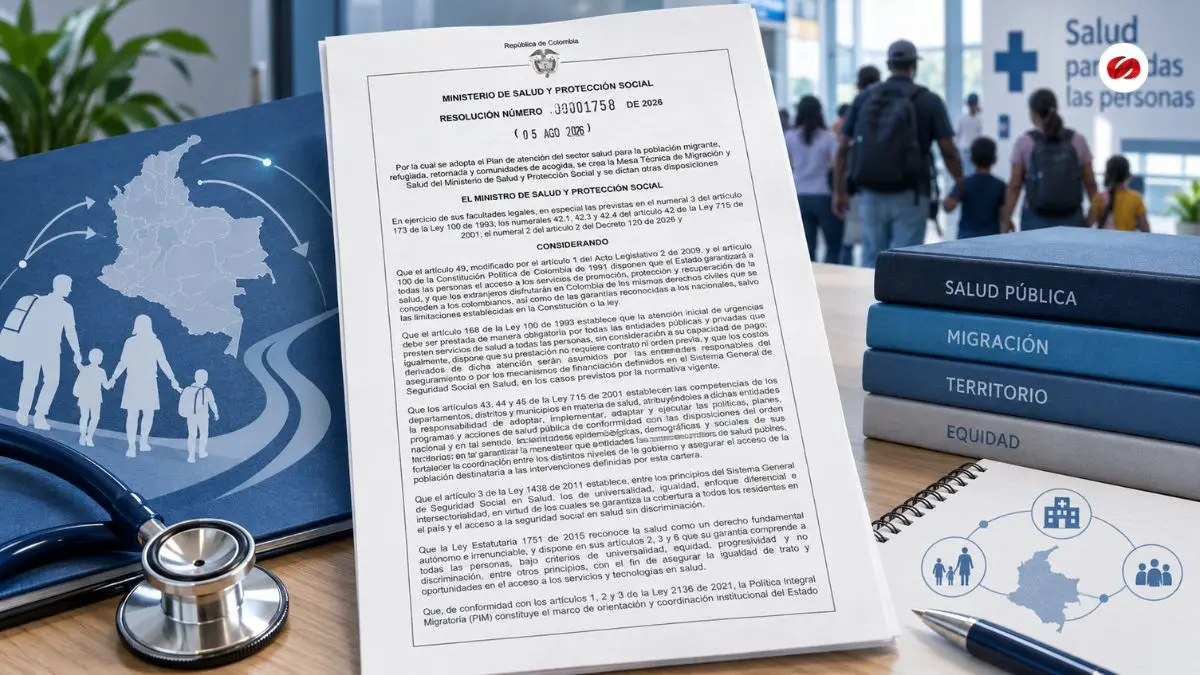 MinSalud adopta Plan de Atención del Sector Salud para población migrante - Resolución 1758 de 2026