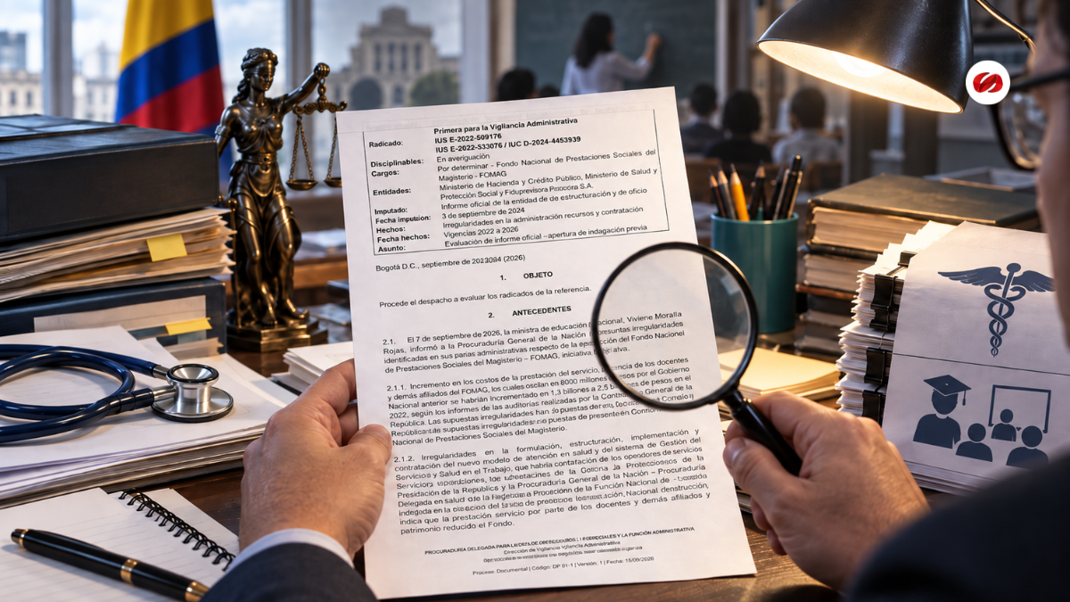 Modelo de salud FOMAG entra en indagación estos son los cuatro frentes que revisará la Procuraduría (2)
