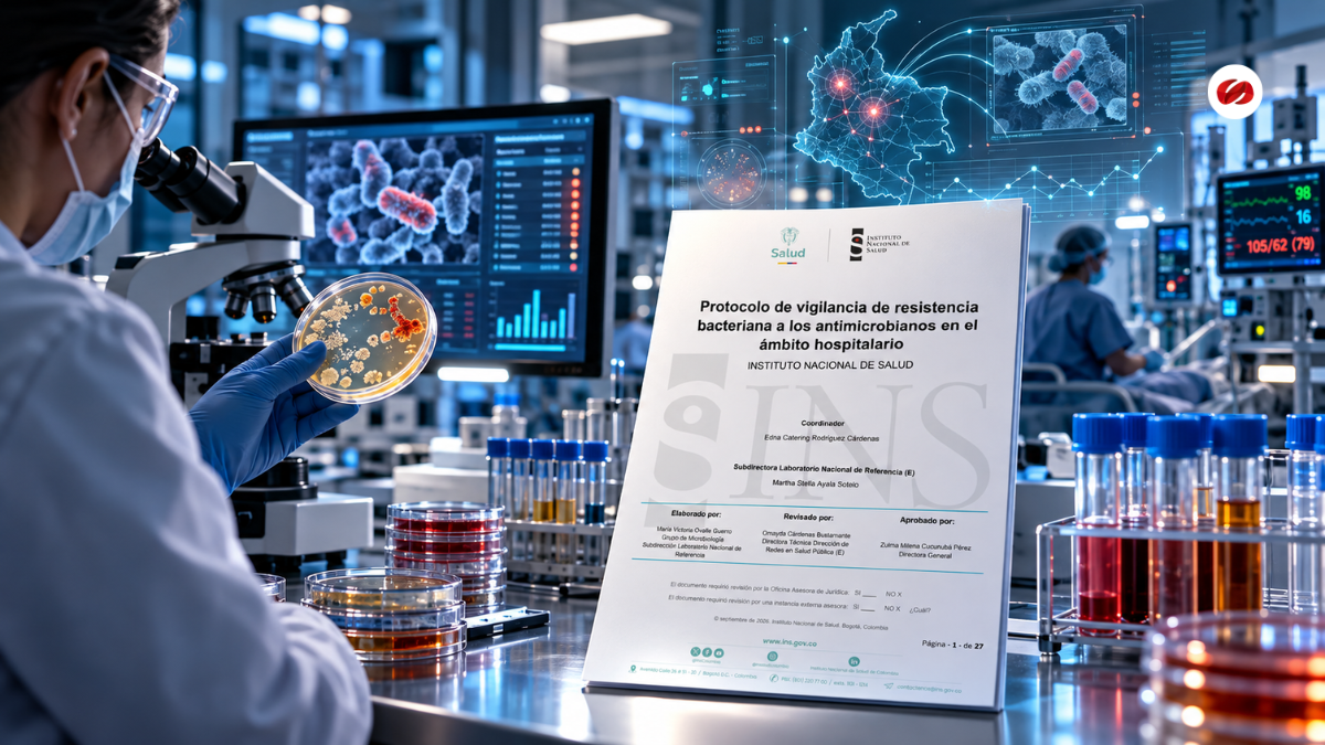 Resistencia bacteriana en Colombia INS actualiza vigilancia hospitalaria y revela cifras de 2025