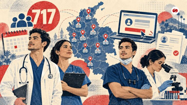 Servicio Social Obligatorio 2026 abre cuarto proceso con 717 plazas para profesionales de la salud