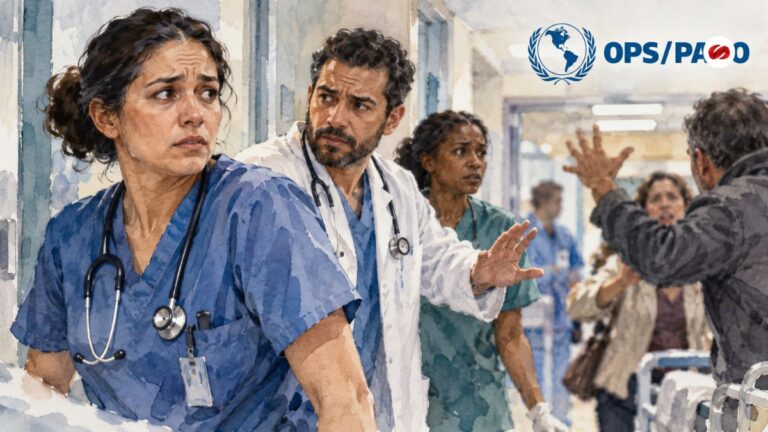 Violencia contra el personal de salud afecta al 62 de los trabajadores y desafía a los sistemas sanitarios