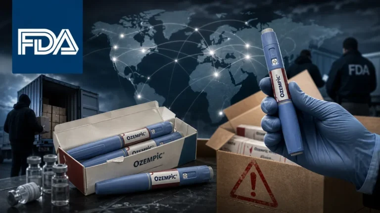 FDA denuncia esquema transnacional de distribución de Ozempic falsificado con alerta a farmacéuticas