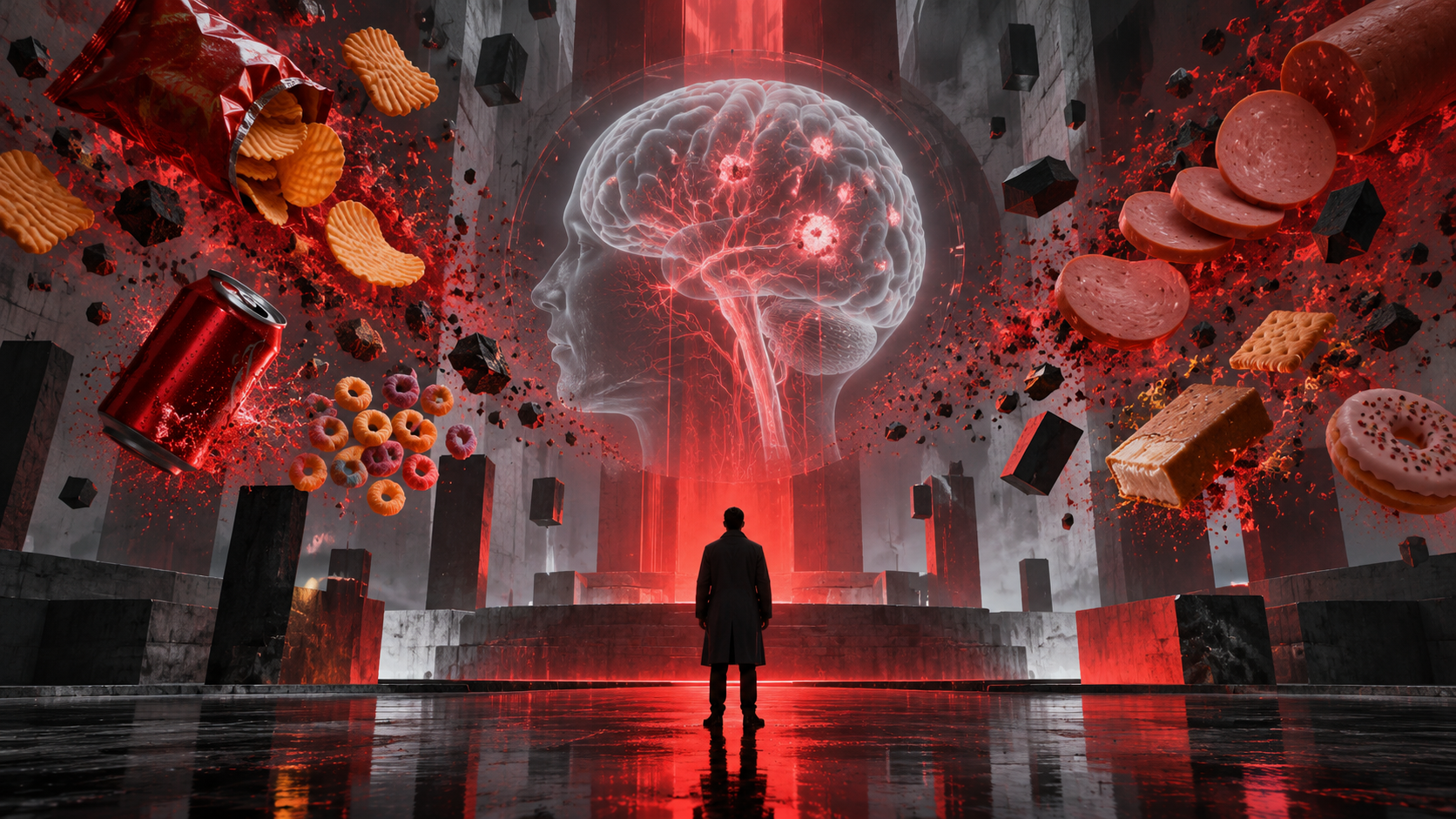 Alimentos ultraprocesados y lesión cerebral vascular en adultos