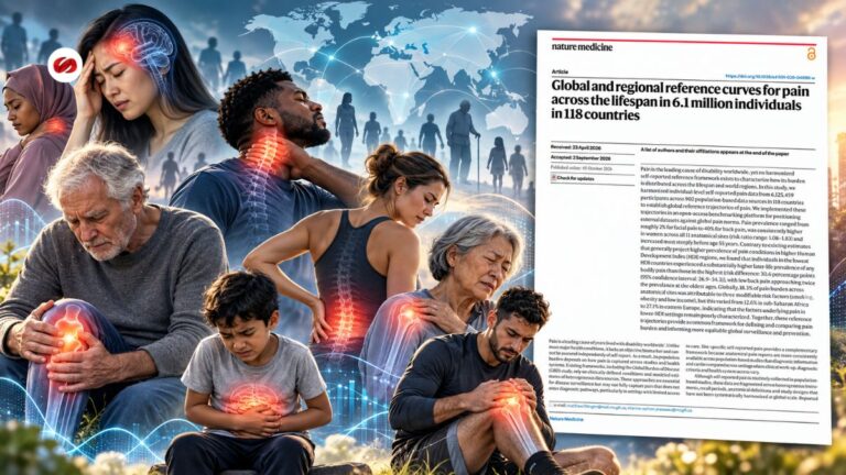 Dolor en mujeres y hombres estudio global identifica mayor prevalencia femenina en 11 zonas del cuerpo