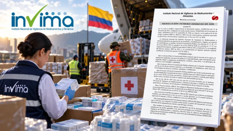 Invima excluye tres cobros de las autorizaciones especiales para donaciones internacionales por la emergencia nacional