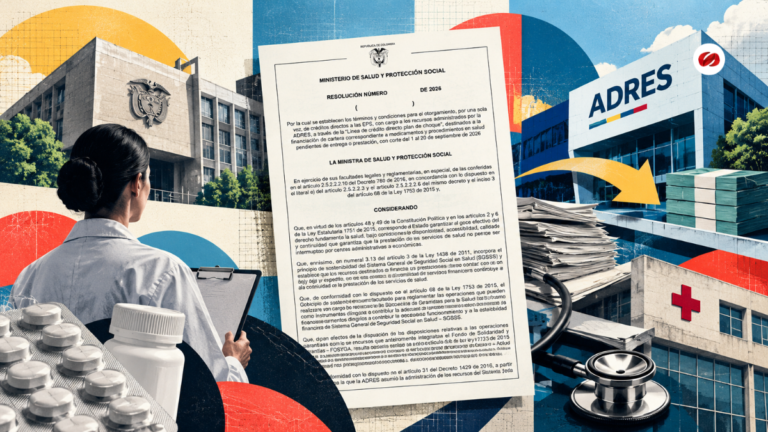 Minsalud plantea línea de crédito para EPS conozca la tasa, los plazos y cómo ADRES giraría los recursos Proyecto de Resolución