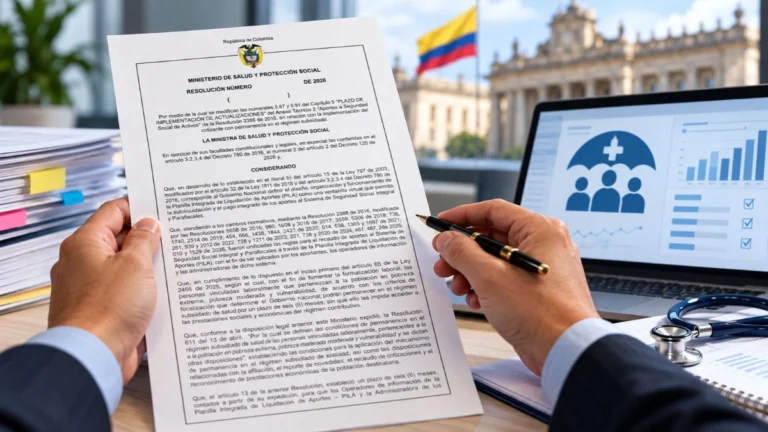 Minsalud publica proyecto de resolución para aplazar la implementación del cotizante 75 en la PILA
