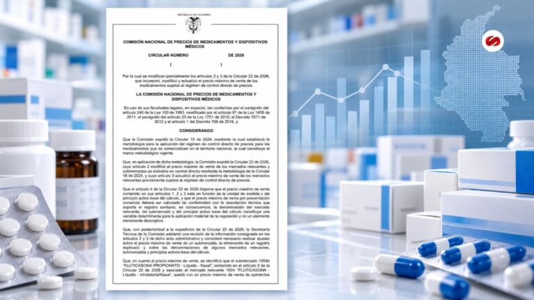 Precios de medicamentos en Colombia proponen nuevos ajustes tras detectar inconsistencias en la regulación