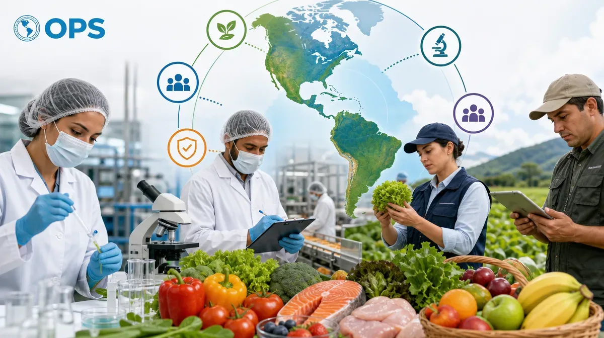 Américas adopta estrategia regional para fortalecer la inocuidad de los alimentos hasta 2031