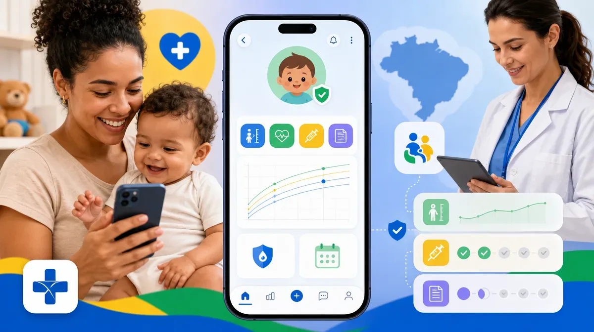 Brasil implementa Caderneta Digital da Criança no Meu SUS Digital para facilitar seguimiento de la salud infantil