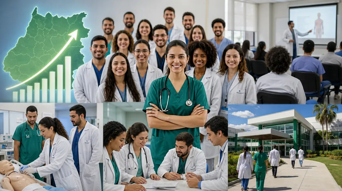 Goiás duplica residentes financiados por el Ministerio de Salud y fortalece formación para el SUS