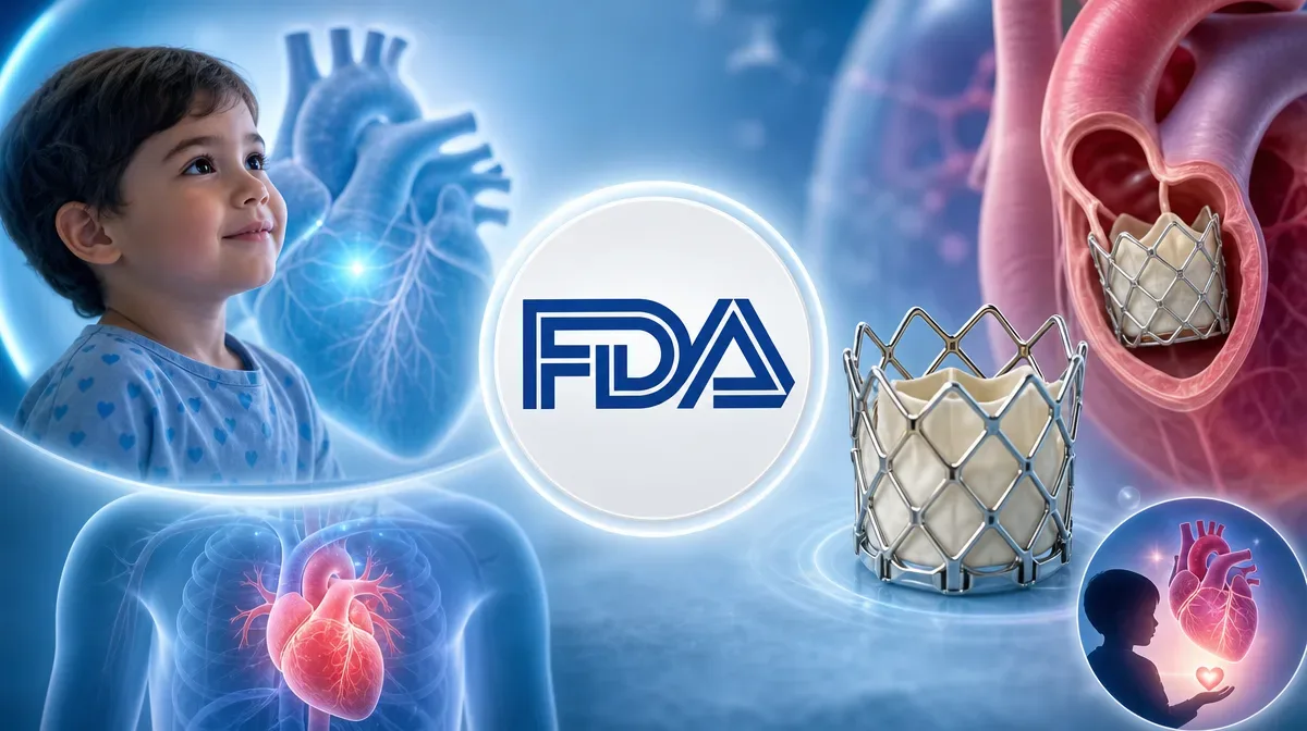 La FDA aprueba la primera válvula cardiaca expandible para niños con cardiopatías congénitas