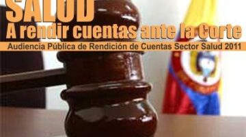 Auto 110 Corte Constitucional - Audiencia Publica de Rendicion de Cuentas Sector Salud 2011