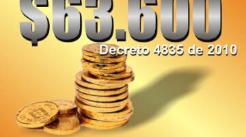 Decreto 4835 de 2010 - Auxilio de transporte 2011.