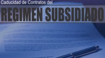 Caducidad de contratos del RS