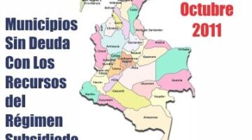 Municipios Sin Deuda Con Los Recursos Para El RS Octubre 2011