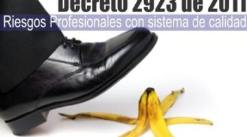 Decreto 2923 de 2011 - Riesgos Profesionales con sistema de calidad