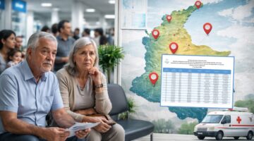 Así quedó el nuevo mapa de EPS en Colombia Nueva EPS concentra la mayor carga de traslados de pacientes