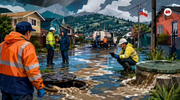 Chile declara zonas de riesgo sanitario en Nueva Imperial y Toltén por afectación de aguas servidas
